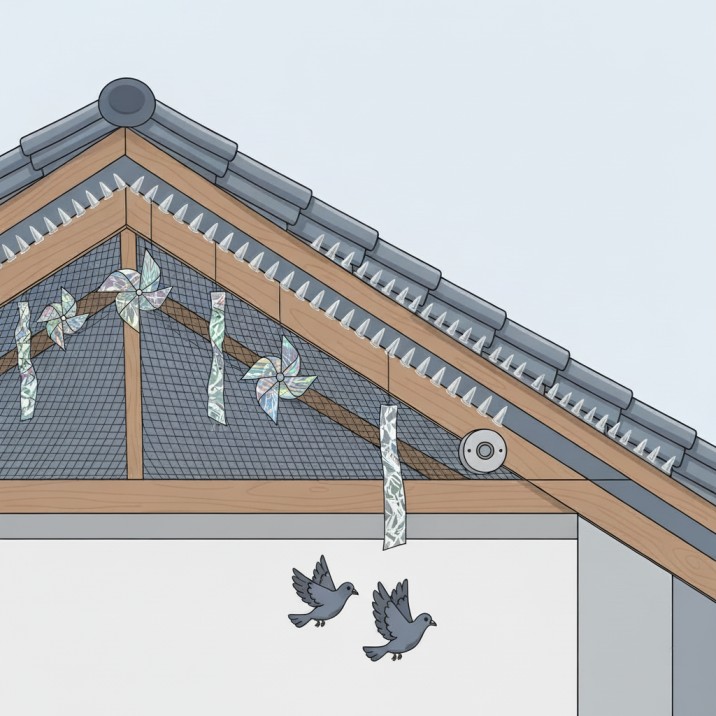 how-to-get-rid-of-birds-under-roof